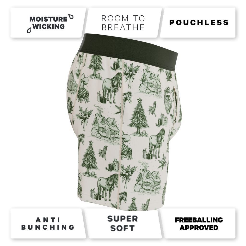 The Western Wonderland | Western Toile Men’s Boxers - Shinesty