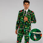 The Christmas Tree Camo | Mens Christmas Tree Print Suit - Shinesty