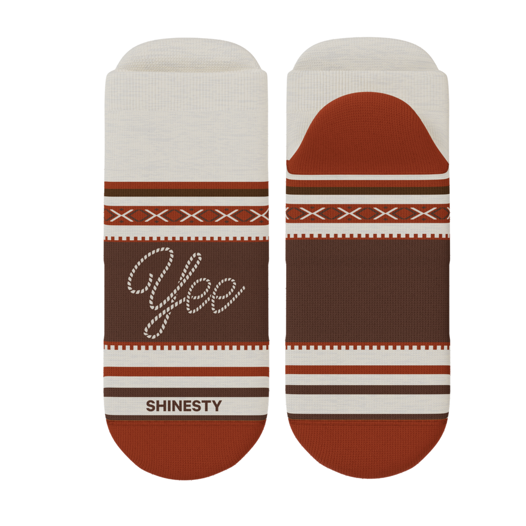 The Yee Haw | Lasso Heel Hammock™ Ankle Socks - Shinesty