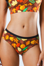 The Acorn Hoard | Fall Leaves Cheeky Underwear - Shinesty