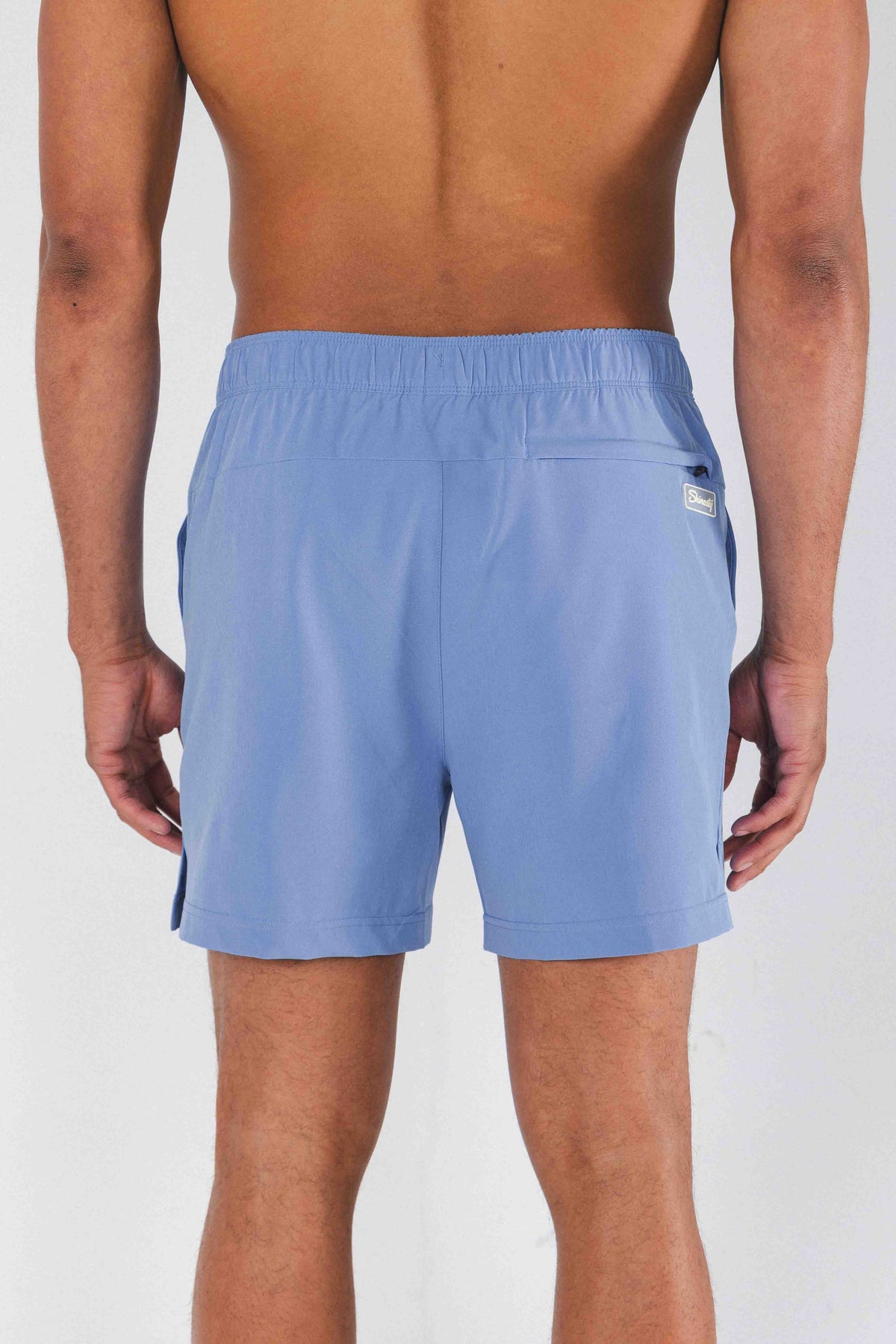 The Belly Flop | Blue and Green Ball Hammock® Pouch 5" Swim Trunks - Shinesty
