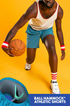 The Pick-up Game | Tonal Blue Ball Hammock® 9 Inch Athletic Shorts - Shinesty