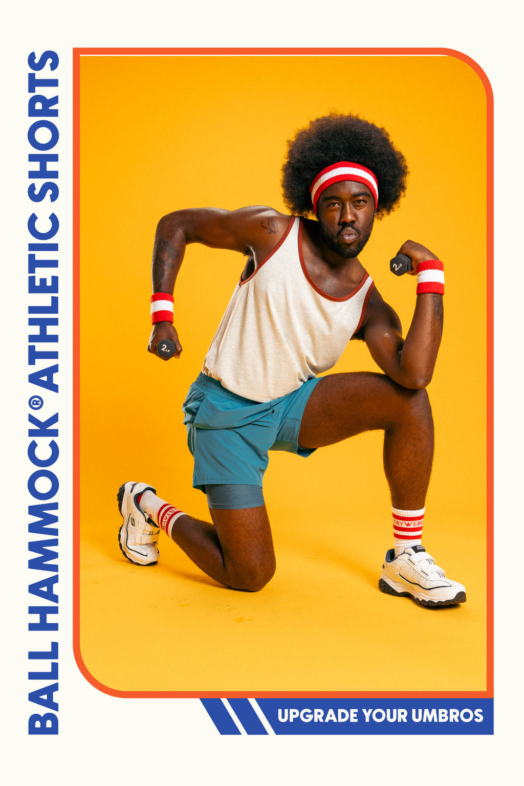 The Pick-up Game | Tonal Blue Ball Hammock® 9 Inch Athletic Shorts - Shinesty
