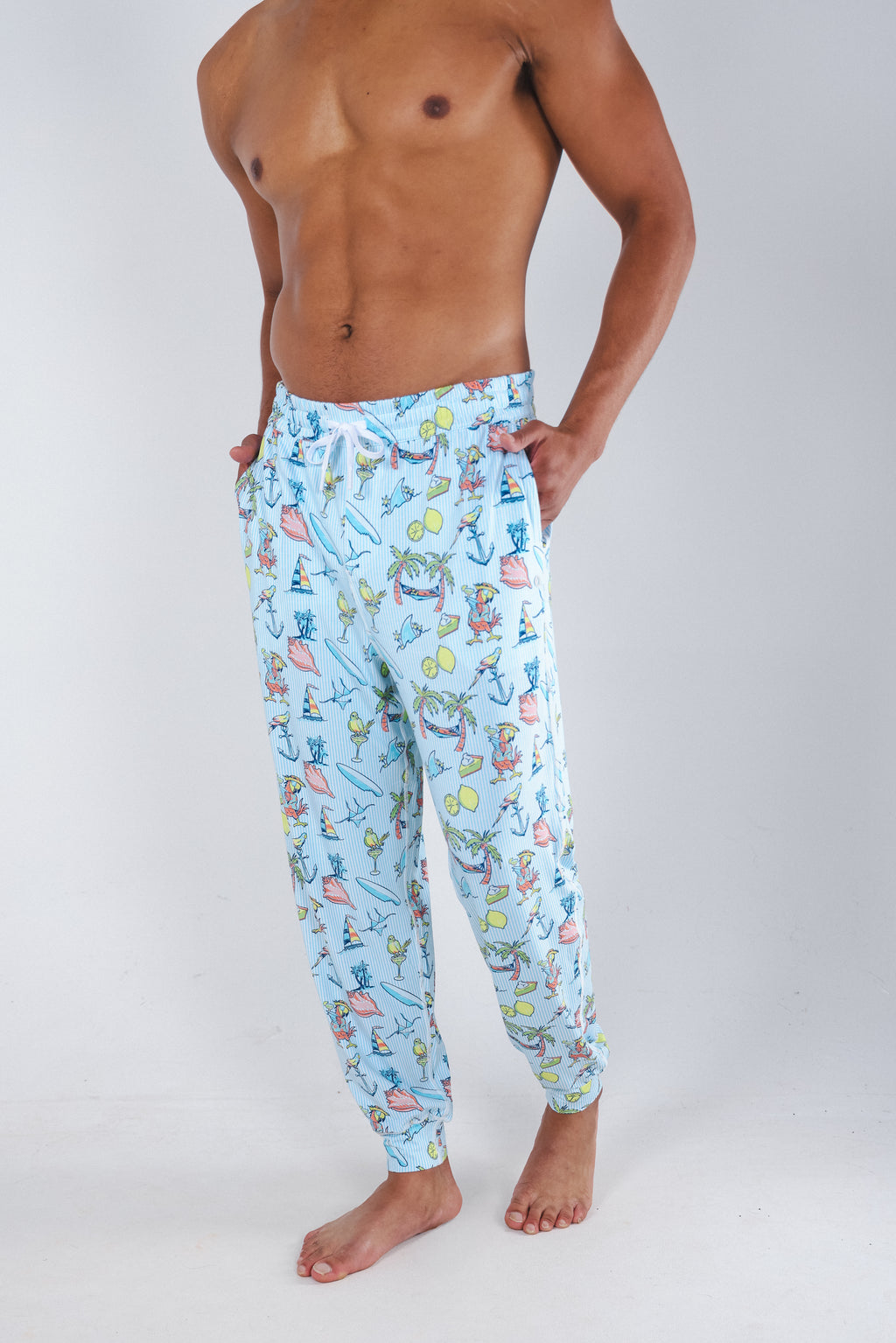The Boat Drinks | Shinesty x Margaritaville® SleepDeep™ Men’s Pajama Joggers - Shinesty