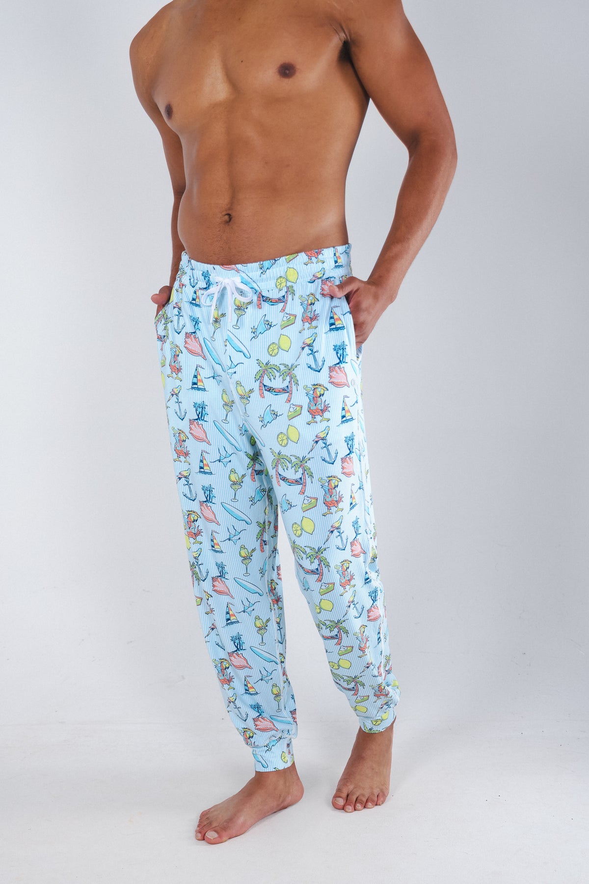 The Boat Drinks | Shinesty x Margaritaville® SleepDeep™ Men’s Pajama Joggers - Shinesty
