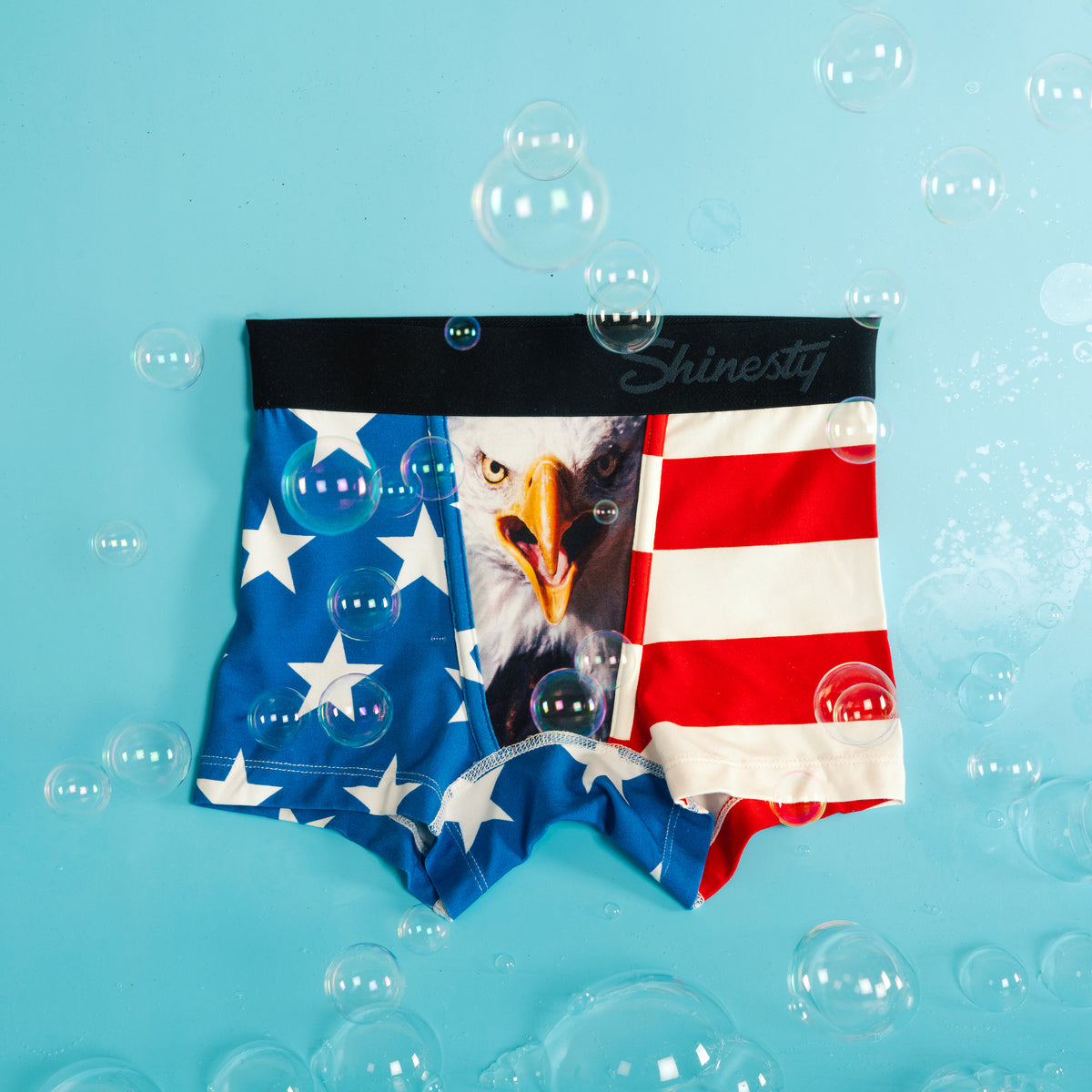 The Mascot | American Flag Youth Boxer Briefs - Shinesty