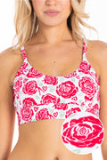The Bloom With A View | Naughty Roses Boob Hammock™ Scoop Bralette - Shinesty