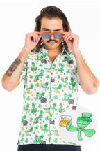 The 3 Leafs To The Wind | St Patricks Day Clovers Hawaiian Shirt - Shinesty