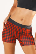 The Cardinal | Micro Buffalo Check Women’s Boxers - Shinesty