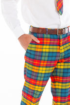 The Apple Cider | Fall Plaid Suit Pants - Shinesty
