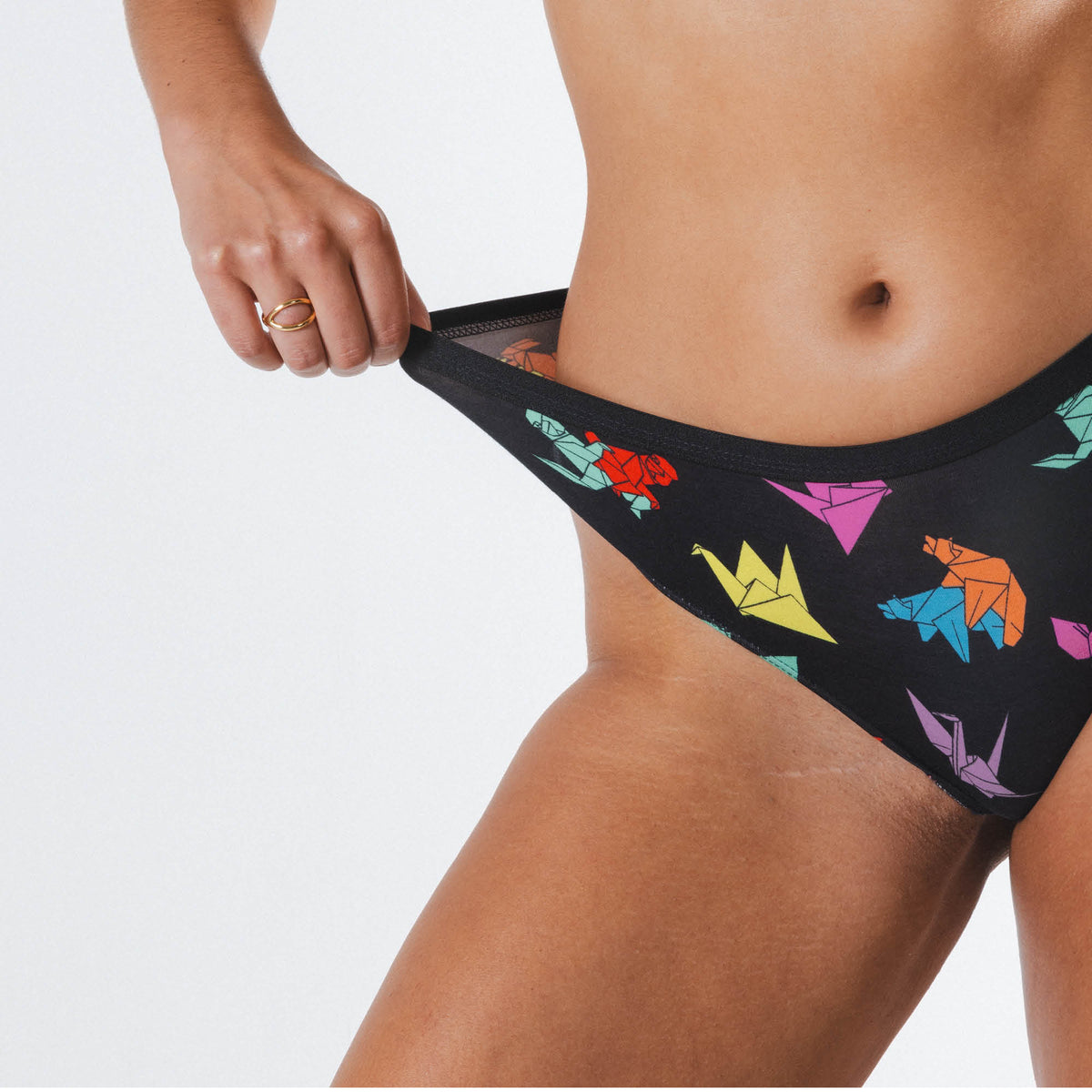 The Fold Fashioned | Origami Cheeky Underwear - Shinesty