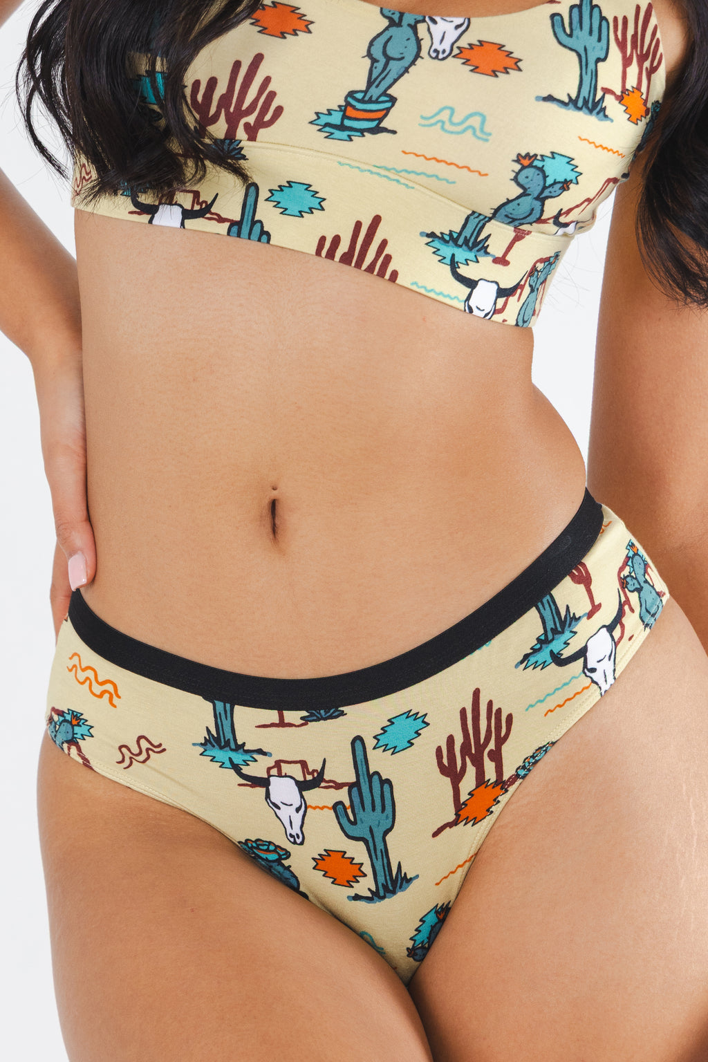 The Mirage | Western Cactus Cheeky Underwear - Shinesty