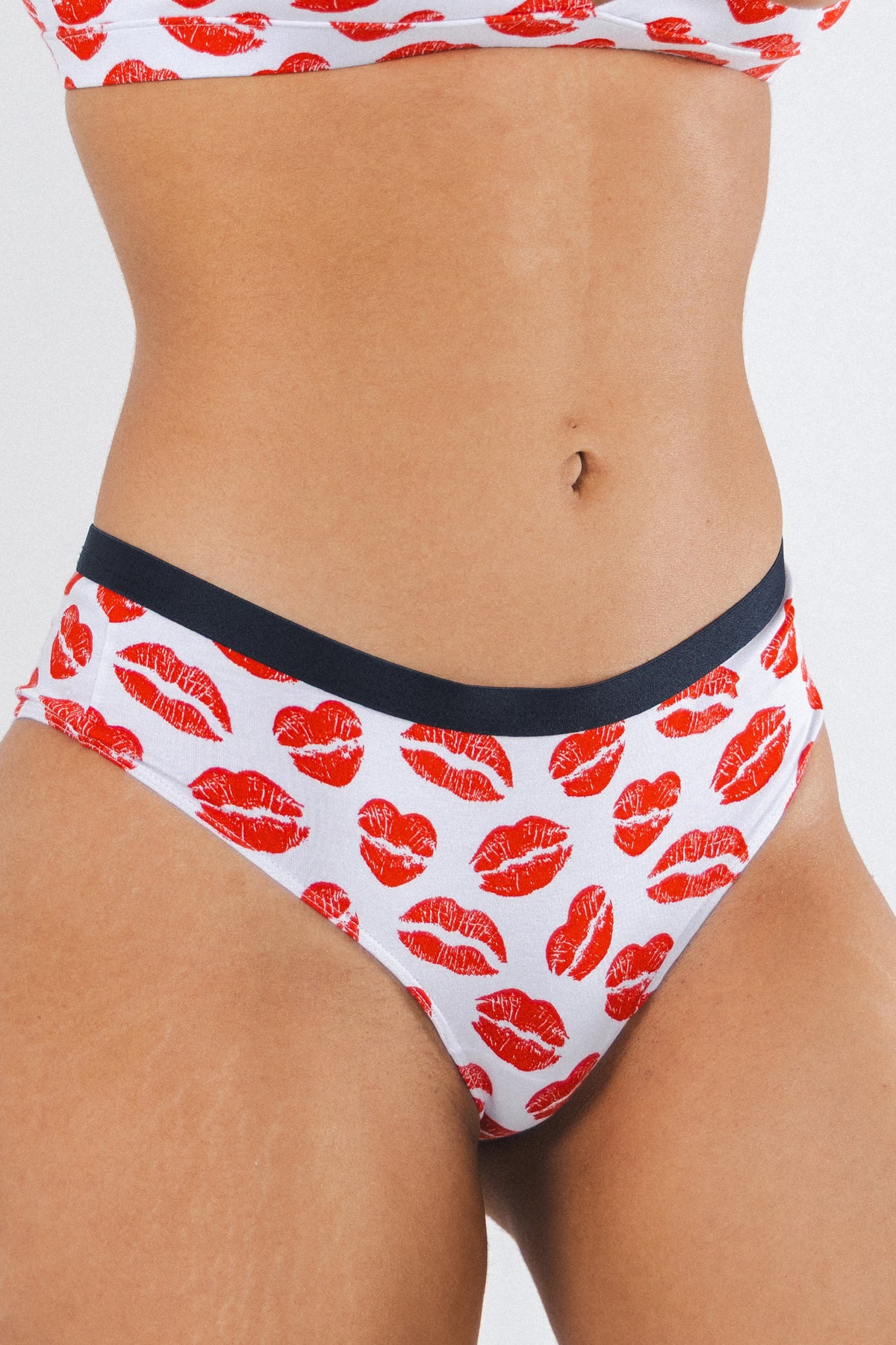 The Pucker Up | Lipstick Kiss Cheeky Underwear - Shinesty