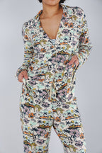 The Come Monday | Shinesty x Margaritaville® SleepDeep™ Women’s Long Sleeve Pajama Set - Shinesty