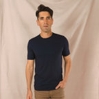 The Blues Singer | Deep Navy Everyman™ T Shirt - Shinesty