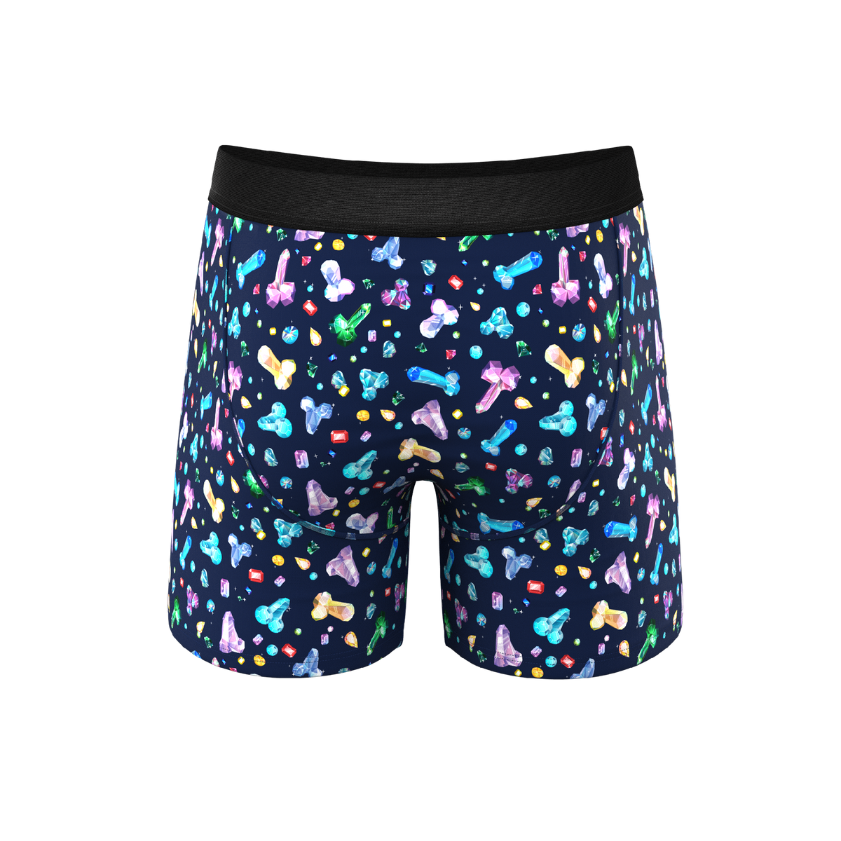 The Family Jewels | Testicular Cancer Foundation Ball Hammock® Pouch Underwear with Fly - Shinesty