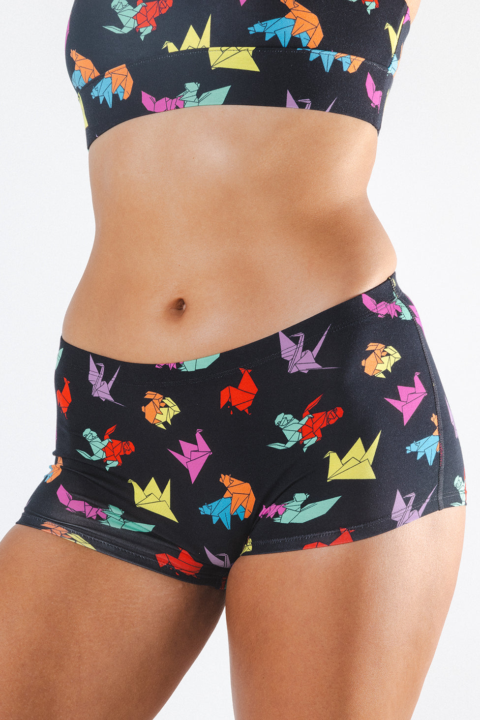 The Fold Fashioned | Origami Modal Boyshort Underwear - Shinesty