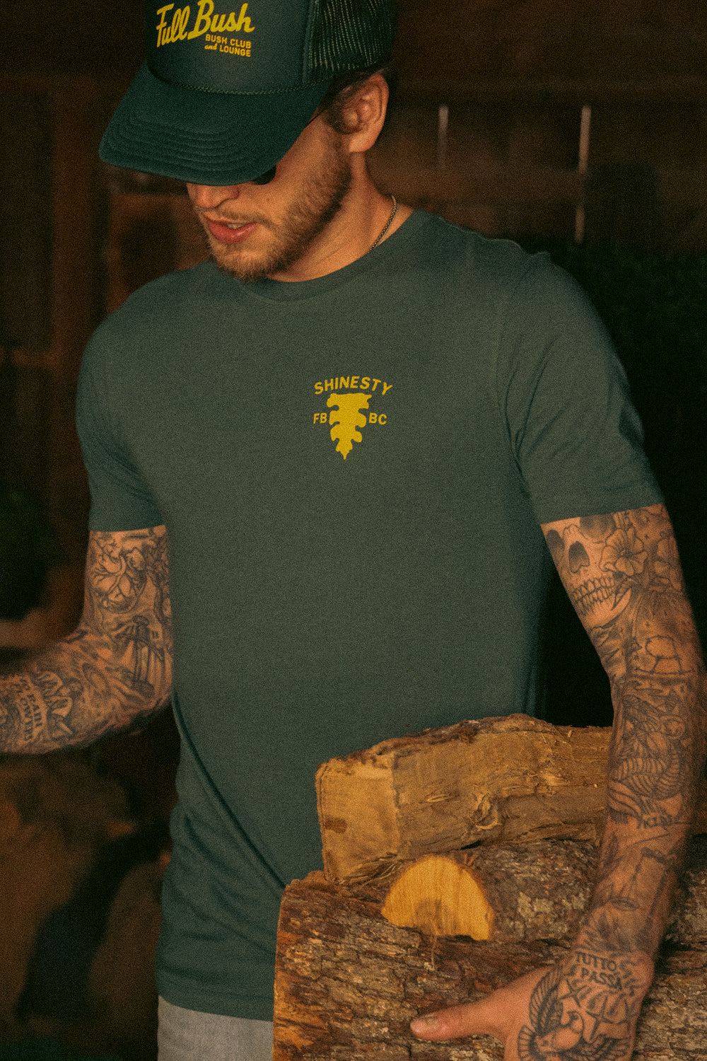 The Hedge Bet | Green Full Bush Bush Club Everyman™ T Shirt - Shinesty
