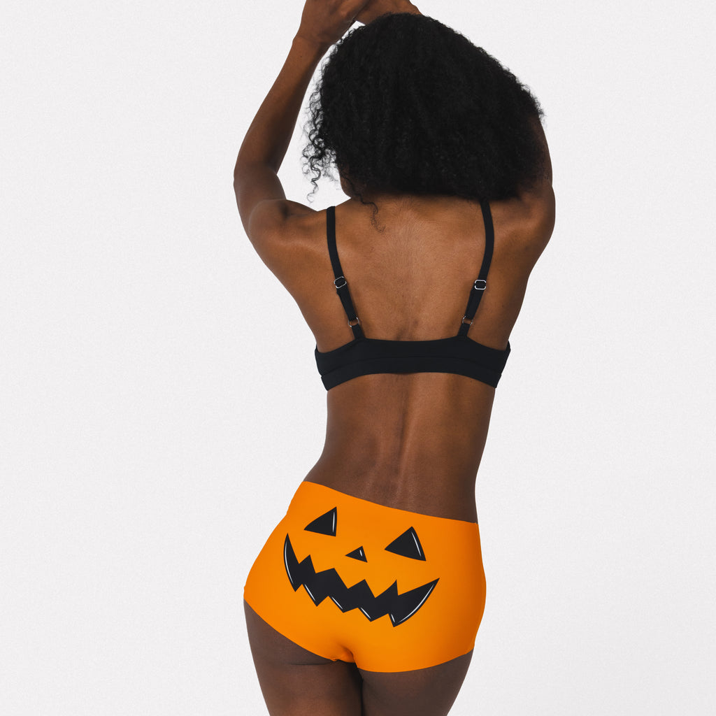 The Good Gourd | Jack O Lantern Women’s Seamless Boyshort - Shinesty