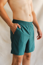 The Green Way | Green Deck Stripe Ball Hammock® 7 Inch Athletic Shorts - Shinesty