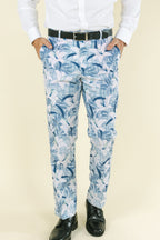 The Gilded Lily | Crosshatch Lilies Suit Pants - Shinesty