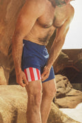 The Double Duty | American Flag Ball Hammock® 5 Inch Athletic Shorts - Shinesty