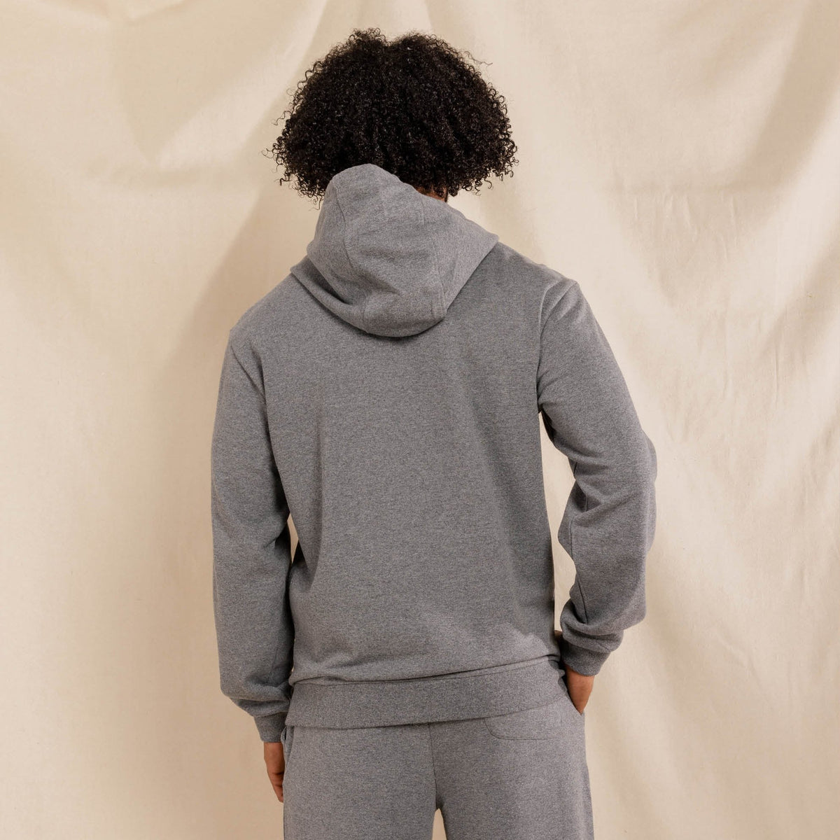 The Seattle Skyline | Grey Goldilocks™ Men’s Lounge Hoodie - Shinesty