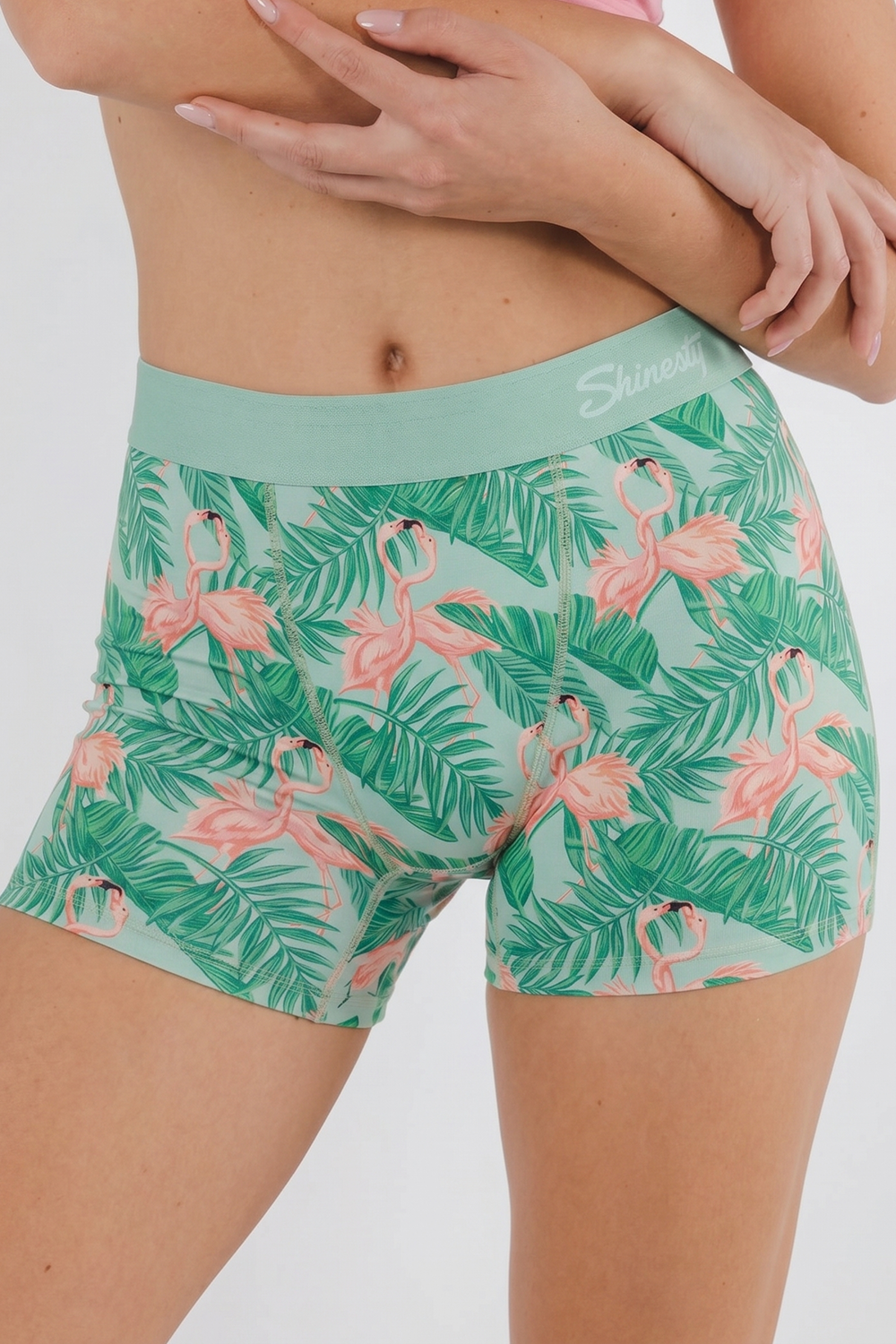 The Flamboyance | Flamingo Women’s Boxers - Shinesty