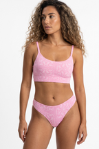 The Silk & Saddle | Pink Bandana Cheeky Underwear - Shinesty