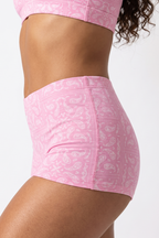 The Silk & Saddle | Pink Bandana Modal Boyshort Underwear - Shinesty