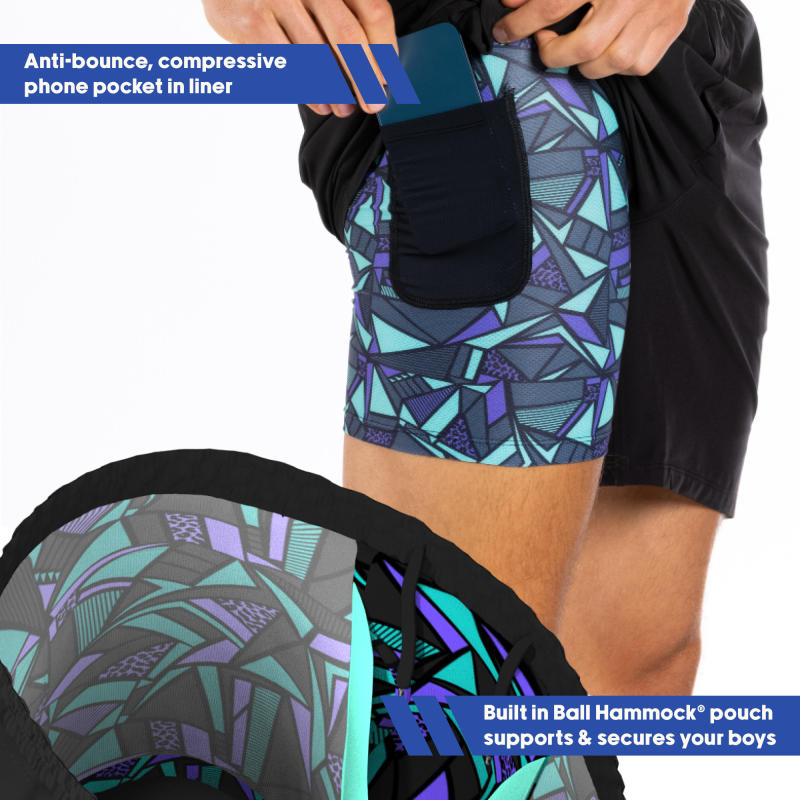 The Cooldown | Ball Hammock® 5 Inch Athletic Shorts 3 Pack - Shinesty