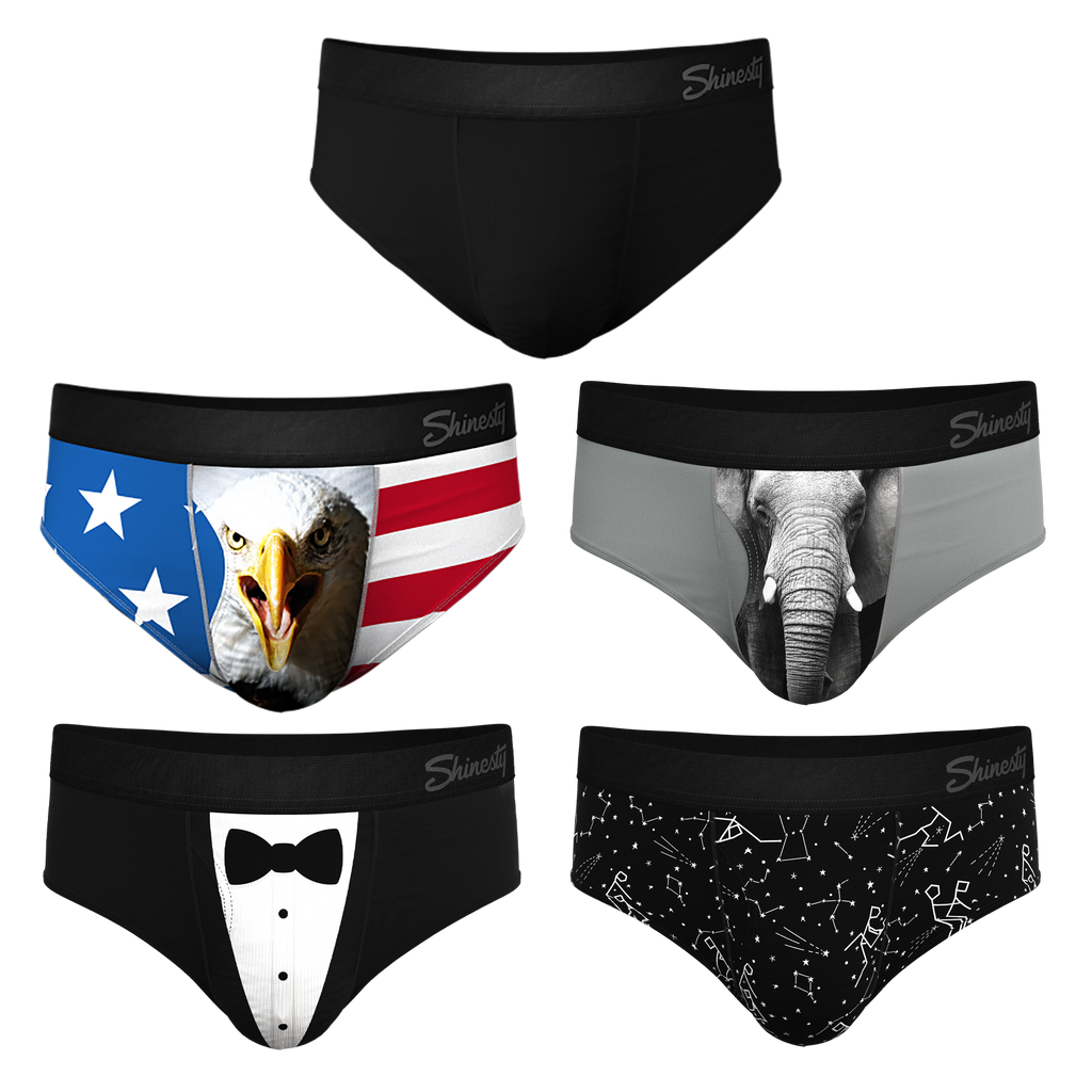 The Ultra Cores Mix | Ball Hammock® Pouch Briefs 5 Pack - Shinesty