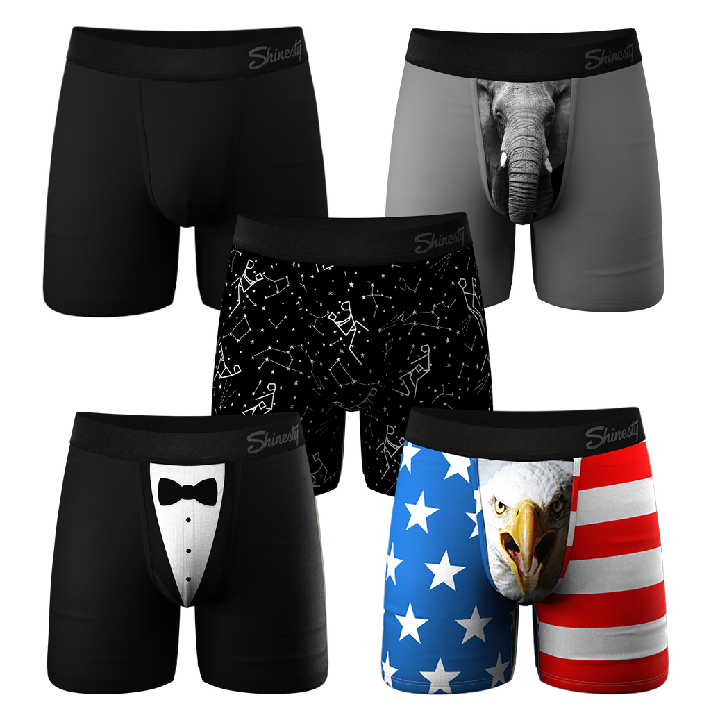 The Ultra Cores Mix | Ball Hammock® Boxer Brief 5 Pack - Shinesty
