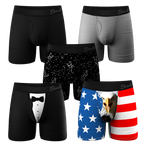 The Ultra Staples Mix | Ball Hammock® Pouch Boxer Briefs with Fly 5 Pack - Shinesty