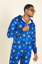 The In A Flurry | Snowflake Buffalo Check Onesie - Shinesty