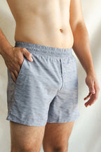 The Junk Trunks | Grey Ball Hammock® 5 Inch Athletic Shorts - Shinesty