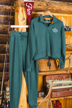 The Spruced Up | Green Sexy Terry™ Women’s Lounge Joggers - Shinesty
