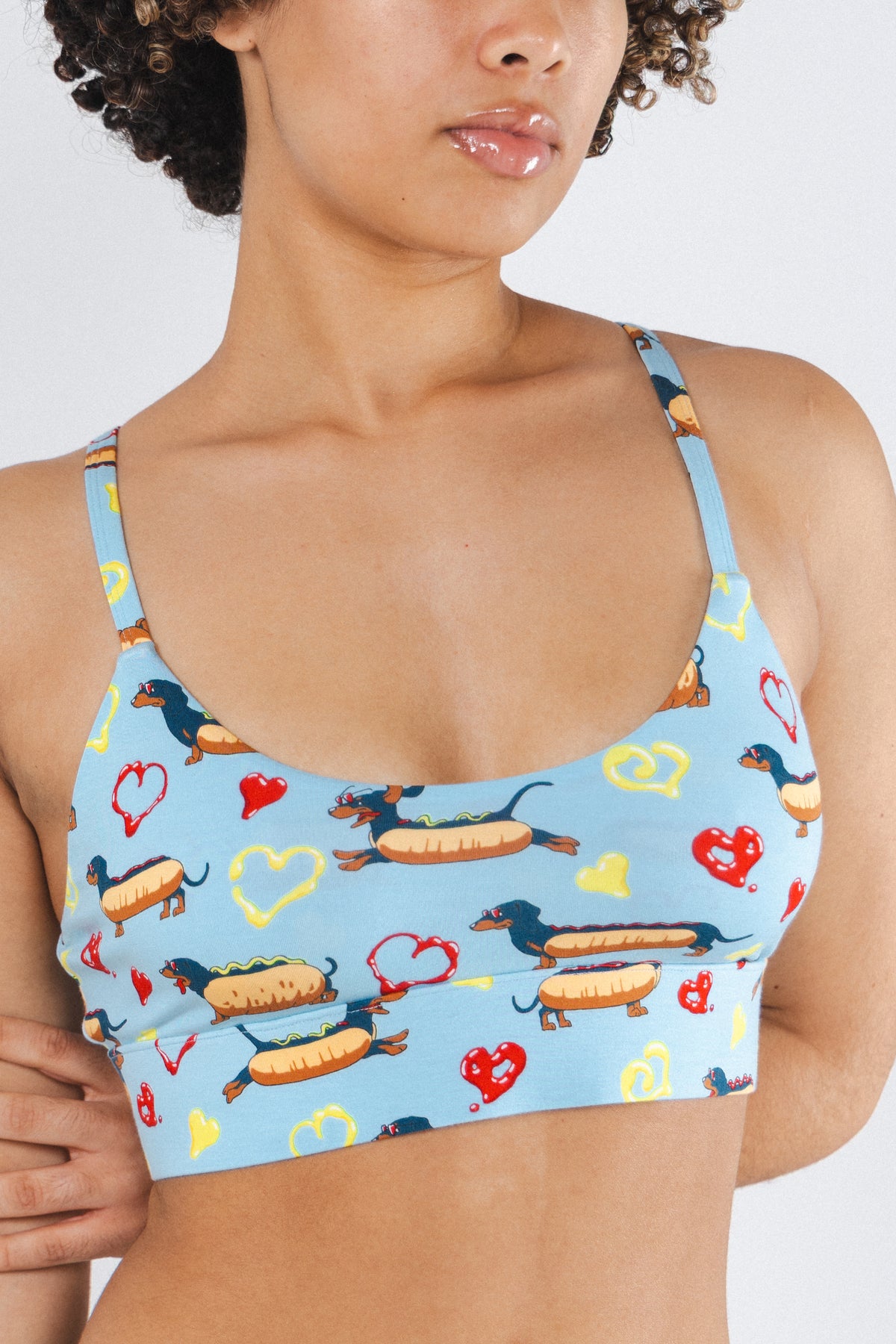 The Lovely Wiener | Wiener Dogs Boob Hammock™ Scoop Bralette - Shinesty