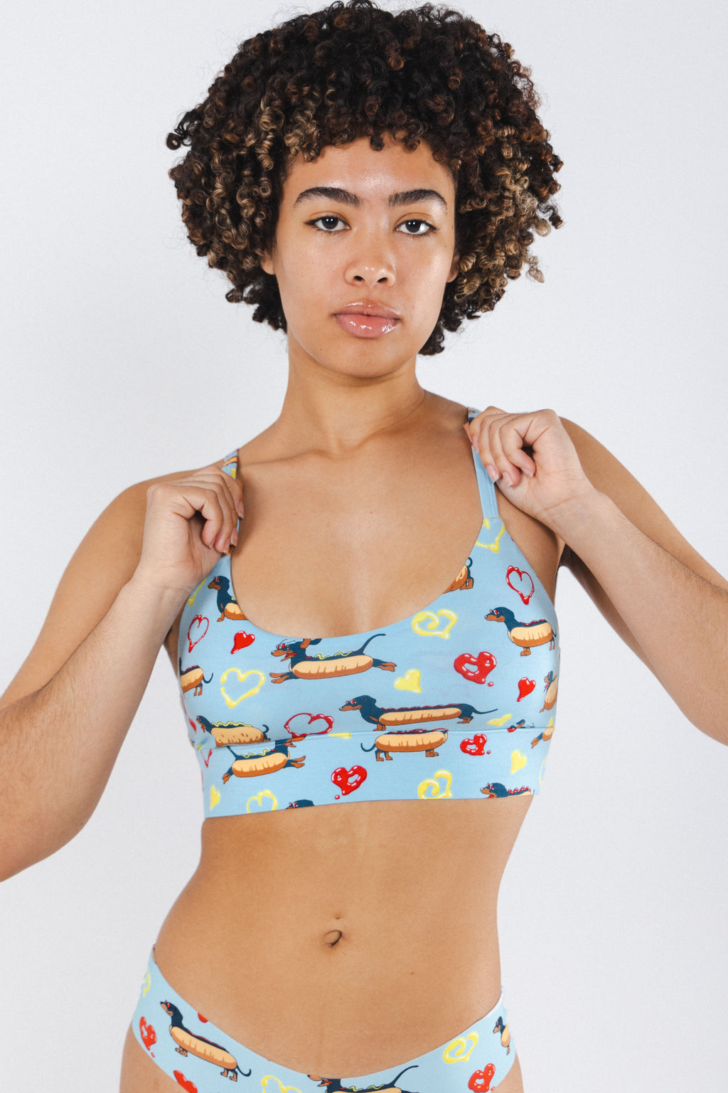 The Lovely Wiener | Wiener Dogs Boob Hammock™ Scoop Bralette - Shinesty
