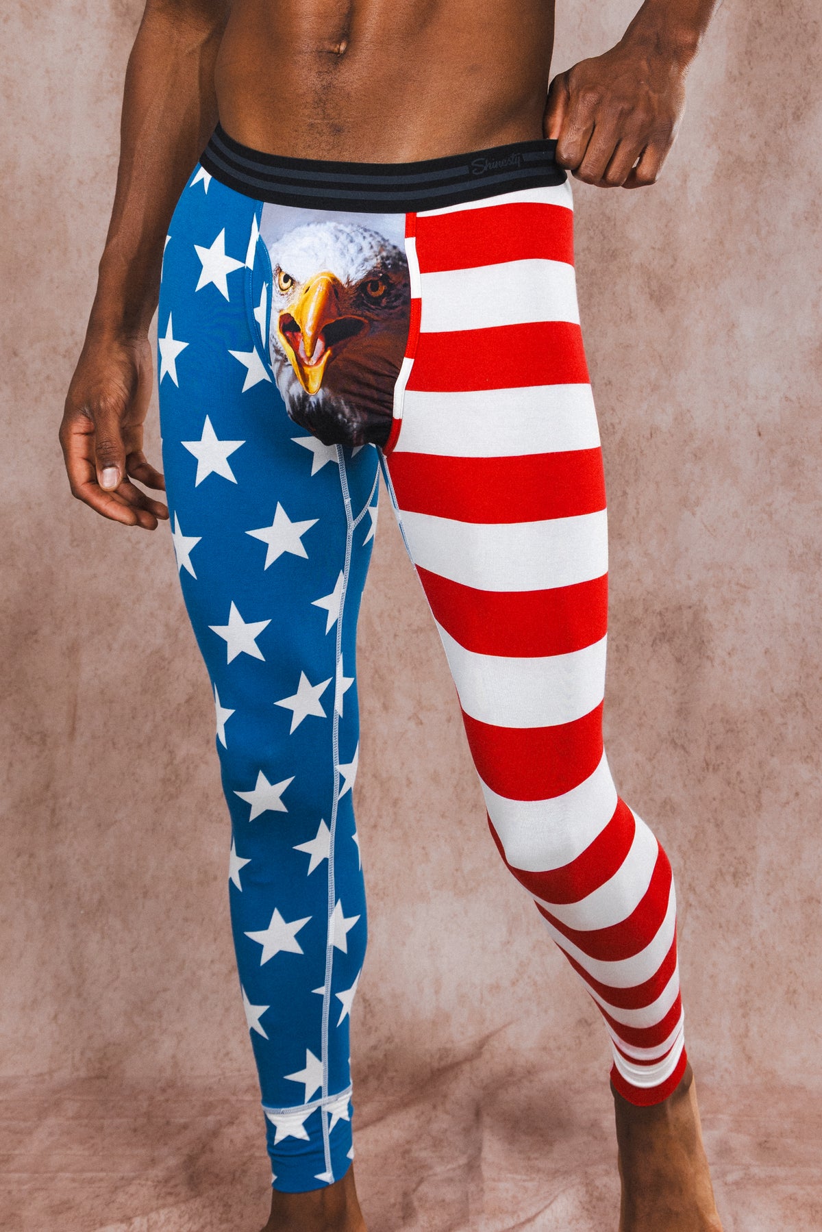 The Mascot | American Flag Ball Hammock® Long Johns - Shinesty