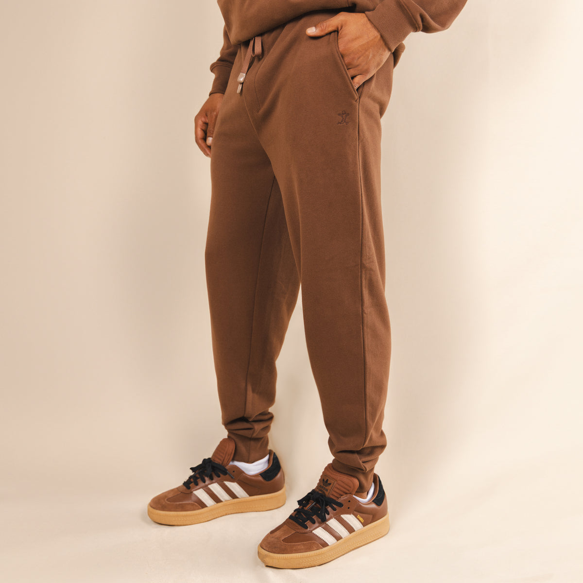 The Mustang | Brown Sexy Terry™ Men’s Lounge Joggers - Shinesty