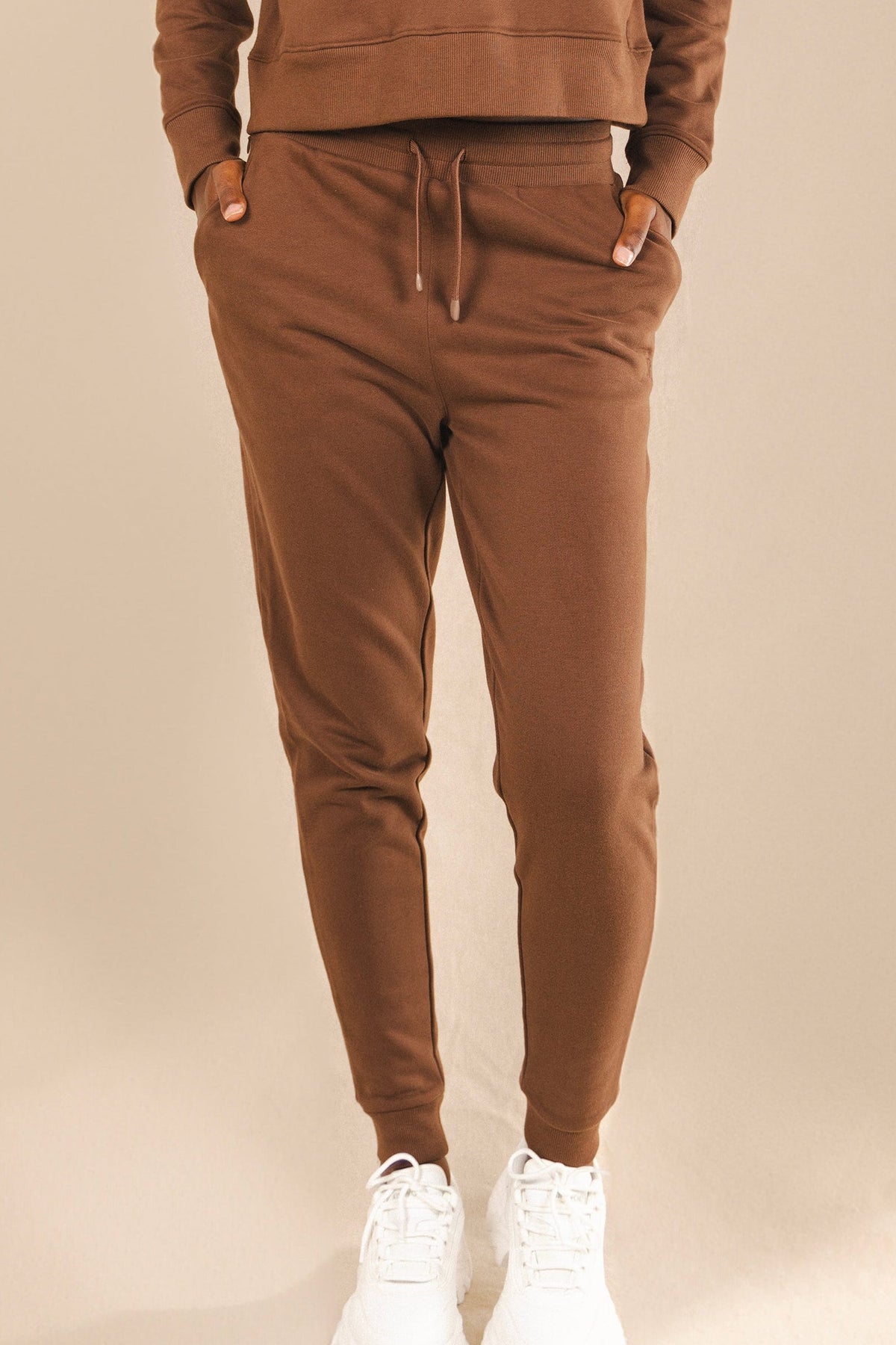 The Mustang | Brown Sexy Terry™ Women’s Lounge Joggers - Shinesty
