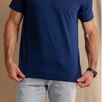 The Big Blue | Navy Everyman™ T Shirt - Shinesty