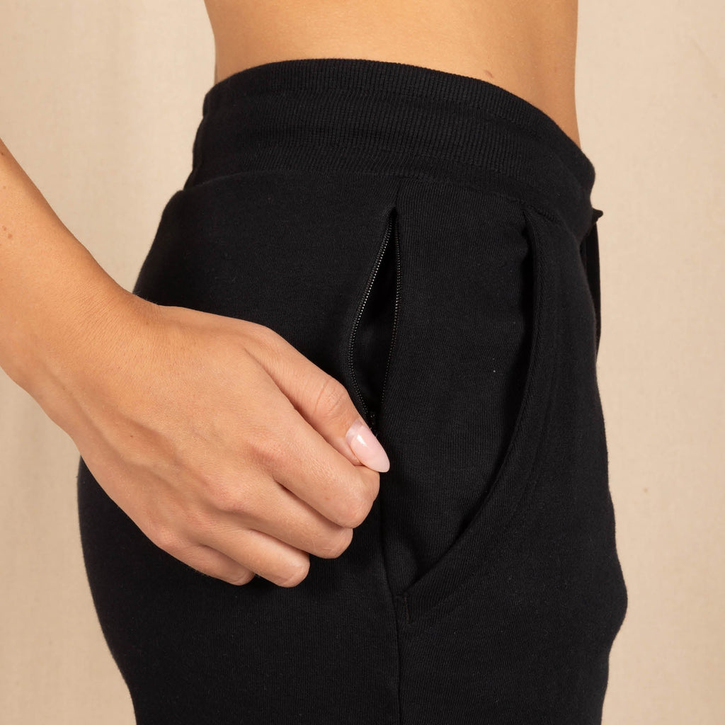 The Threat Level Midnight | Black Goldilocks™ Women’s Lounge Joggers - Shinesty