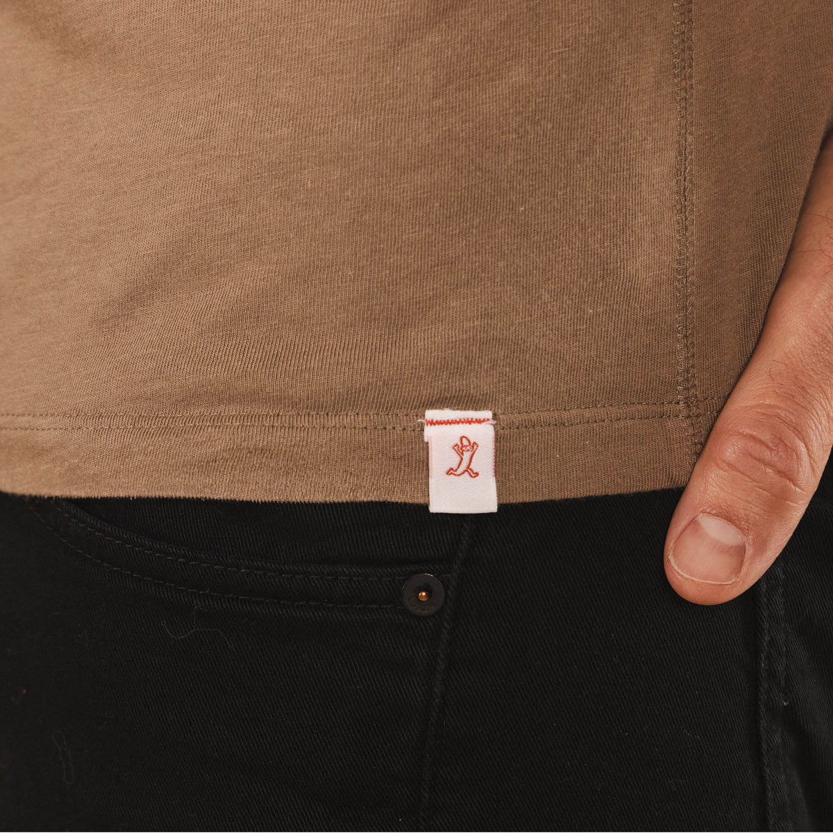 The Desert Roams | Light Brown Everyman™ Pocket T Shirt - Shinesty