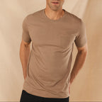 The Desert Roams | Light Brown Everyman™ Pocket T Shirt - Shinesty