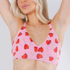 The Suckered In | Heart Lollipop Boob Hammock™ Plunge Bralette - Shinesty