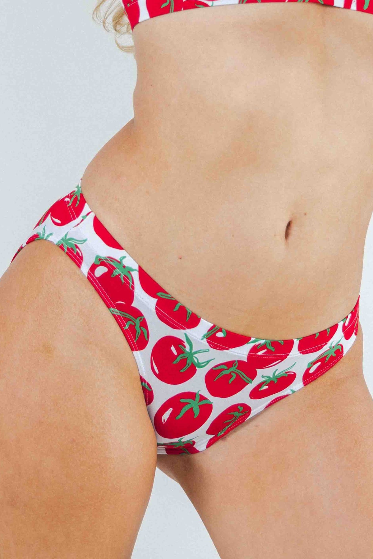 The Roma | Tomato Modal Bikini Underwear - Shinesty