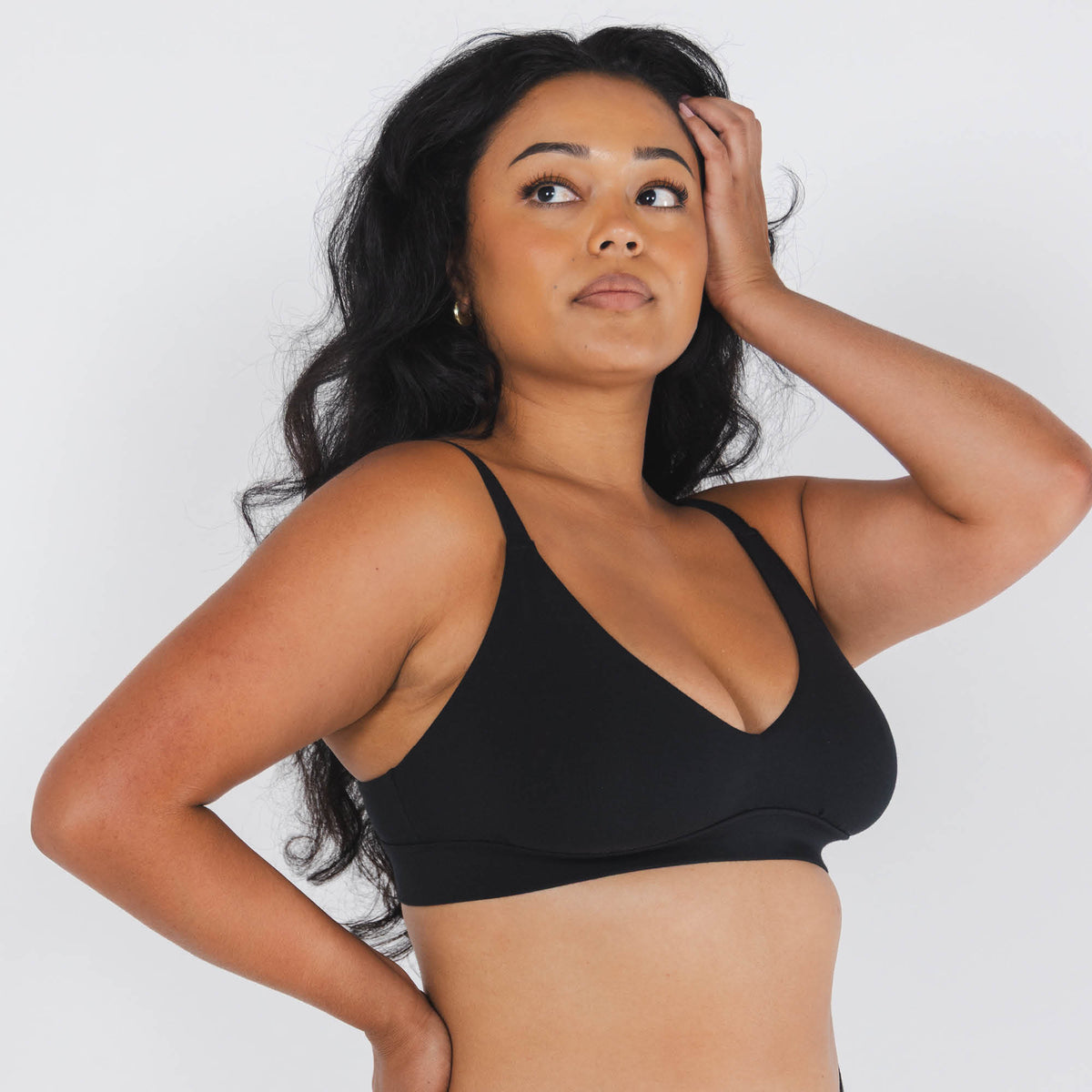 The Threat Level Midnight | Boob Hammock™ Plunge Bralette 3 Pack - Shinesty