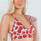 The Roma | Tomato Boob Hammock™ Plunge Bralette - Shinesty